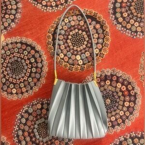Anthropologie Carrie Pleated Shoulder Bag
